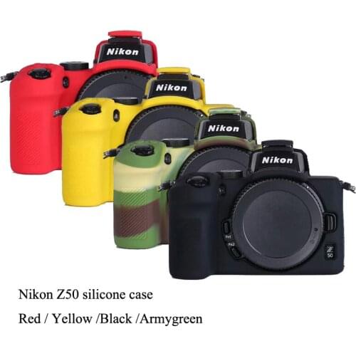 Soft Camera Bag Silicone Case Protective Cover For Nikon Z50