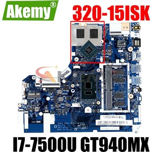 NM-B242 Laptop motherboard for Lenovo Ideapad 320-15IKB original mainboard 4GB-RAM I7-7500U GT940MX