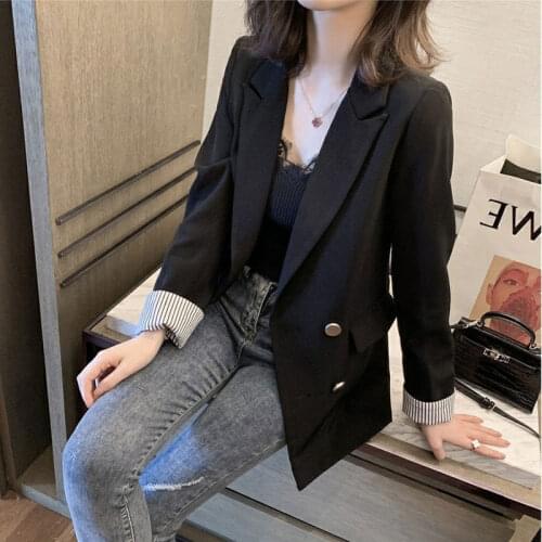 2020 New Women Work Office Ladies Long Sleeve Casual Blazer Fashion Business Solid Suits