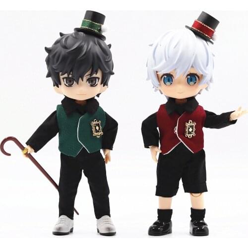 Ob11 GSC DOLL DDF clay man BJD YMY body9 gentlemens suit doll clothes hat doll accessories