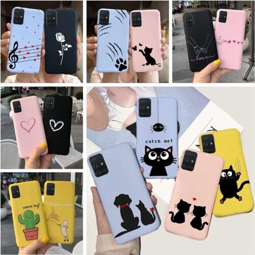 For Samsung Galaxy M31s Case 6.5" Cartoon Soft Silicone Cover Coque Fundas For Samsung m31s M 31S M 31 S M317F Anti-knock Cases