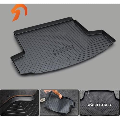 RUBBER TRUNK MATS for Chevrolet TRAX Cavalier MALIBU XL SAIL ORLANDO Captiva BOOT LINER REAR TRUNK CARGO MATS FLOOR TRAY CARPET