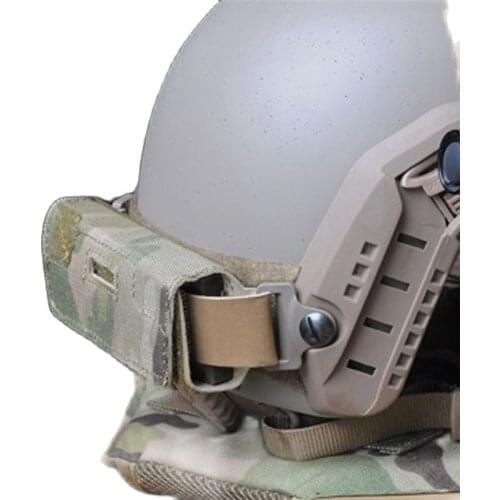 TB-FMA Tactical Helmet Balancing Bags Ops-core Style Rear Counterweight Helmet Pouch Including 5 Square Brick Blocks Compete Kit