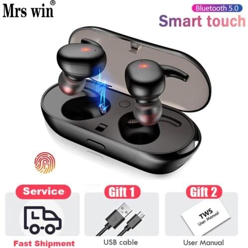 Y30 TWS Wireless Earphone Blutooth V5.0 Headphone HiFi Sound Stereo Sport Earpiece With Mic For iPhone Android Samsung Headset