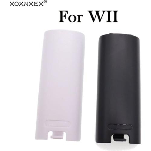 XOXNXEX 10PCS White Black Battery Back Cover Shell Case for Nintendo Wii Remote Controller