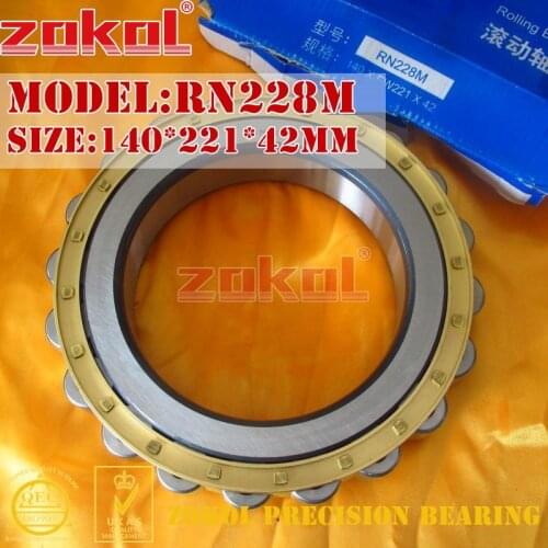 ZOKOL RN228M bearing RN228 M 502228H Cylindrical roller bearing 140*221*42mm