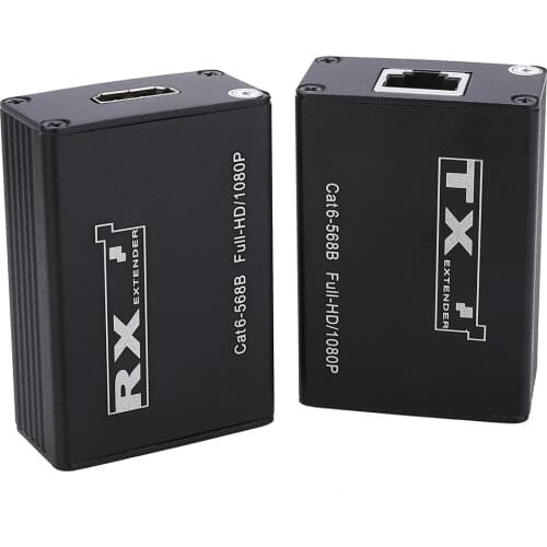 1pair 30M Wireless HDMI-compatible Extender Transmitter Receiver 1080P HDMI-compatible Extender Splitter Adapter For CCTV DVR