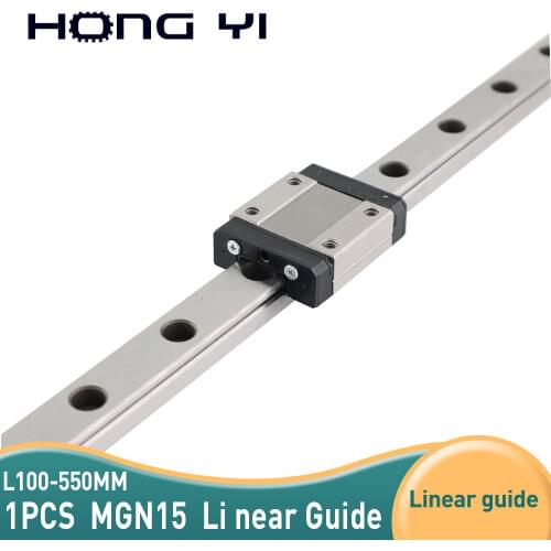 1PC MGN15C MGN15H Linear Rail Guide 150mm 300mm 400mm 500mm with 1PC MGN Slider