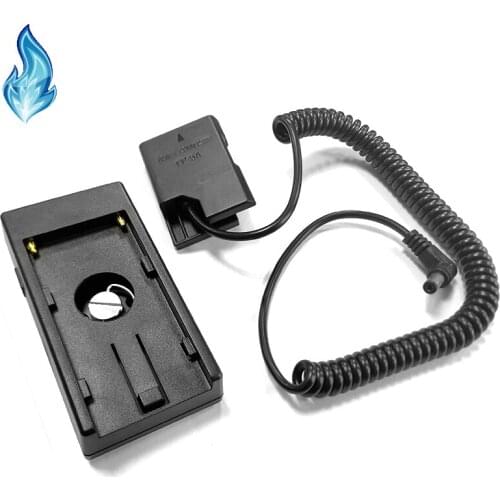 10Sets NP-F970 F750 Battery Holder Mount Plate with EP-5A DC Coupler for Nikon D5600 D5500 D5300 D5200 D5100 D3300 D3400 P7800