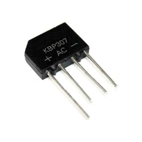10PCS KBP307 Rectifier Flat bridge Bridge Rectifier 3A/700V IC