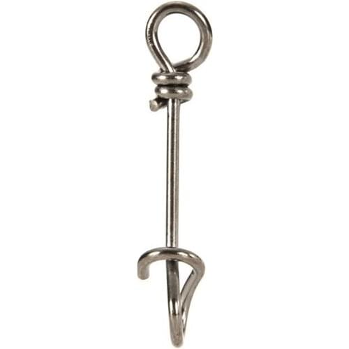 50Pcs Anti-Rust High Strength Stainless Steel Quick Lock Fishing Snaps Clips Swivels Fishing Snap Swivel Connector Accessories