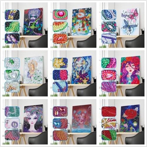 5d DIY special diamond painting figure rose flower embroidery mosaic combination home decoration