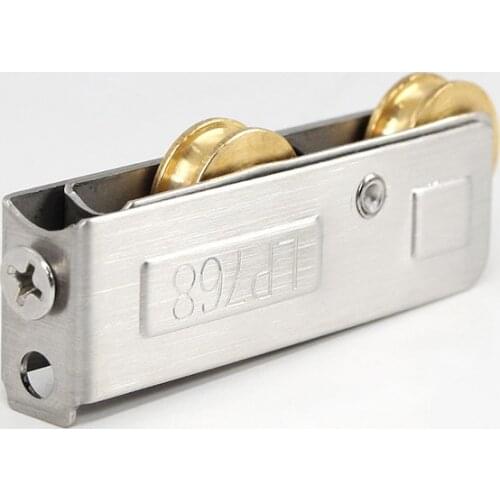 768-type window roller sliding door plastic steel window pulley Aluminum alloy windows brass wheel muted roller house hardware