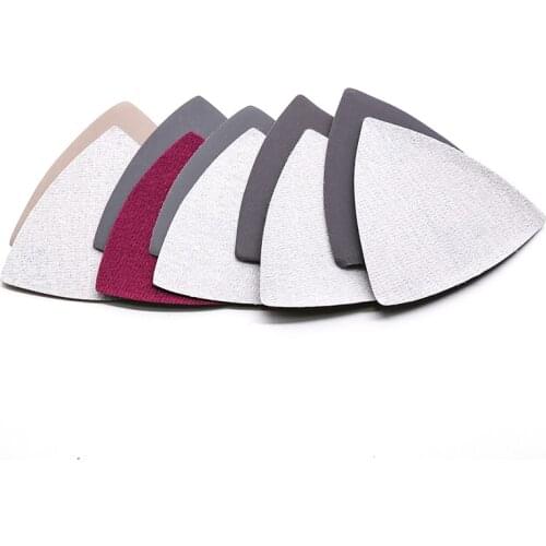 90*90*90mm Triangle Flocking Sandpaper 800 1000 1500 2000 5000 Grit Wet And Dry Abrasive Polishing Tool For Metal And Bamboo