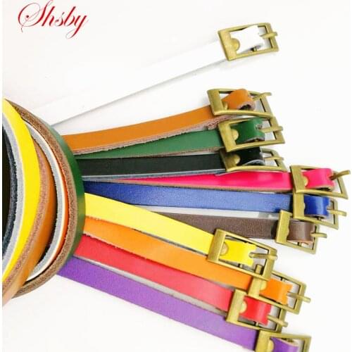 Shsby Watches Accessories Wholesale Leather Band With High Quality/Long Leather Watch Band Can Match A Variety Of Headers