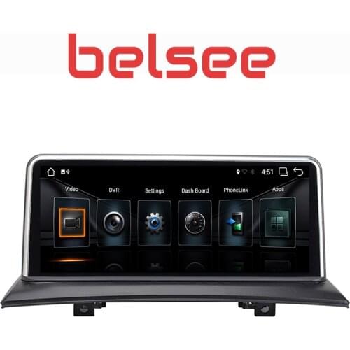 Belsee 10.25"Android 8.1 6 Core Touch Screen GPS Navigation Multimedia Car Radio Stereo Autoradio for BMW X3 E83 2004-2009