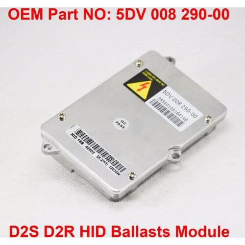 2x 12V 35W D2R D2S OEM HID Xenon Headlight Ballast Control Unit OEM Part Number 5DV 008 290-00 For BMW Benz Audi Chrysler Ford