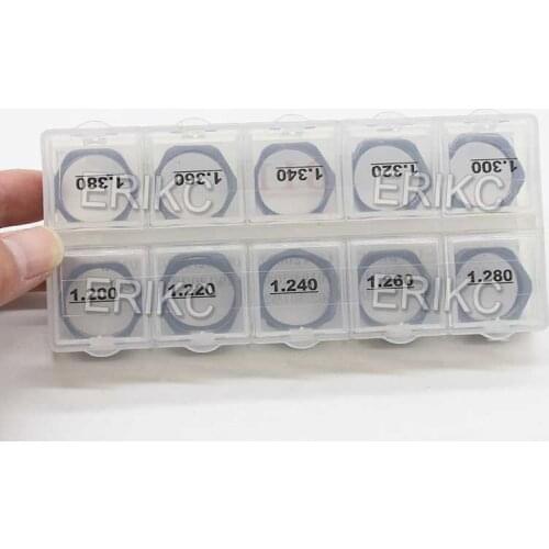 ERIKC B11 Original Top Quality Injector Shims And Gasket Kit, Fuel Injectio Adjustment Washer Size 1.20--1.38mm