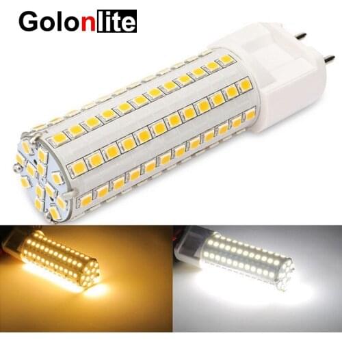 Golonlite G12 LED corn light 12W 10W bulb lamp 360 degrees 2 pins warm white 3000K 4000K 5000K 6000K factory low price CE