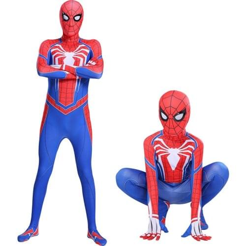 Spider man cosplay costumes fantasia kids anime Iron cosplay kids boy suit hero costume anime miles morales halloween