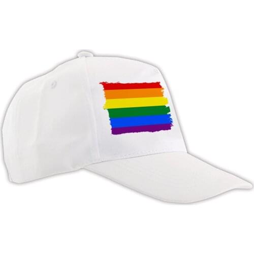 MERCHANDMANIA cap flag DIA Pride GAY soft color unisex colors adjustable sports polyester field picnic fishing