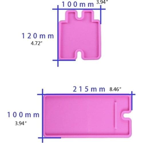 Mobile Phone Stand Silicone Resin Mold Phone Bracket Holder Epoxy Resin Moulds J60E