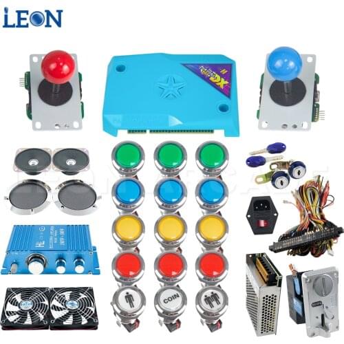 3000 In 1 Pandora Box Kit For 2 Player Bartop Arcade Kit Arcade Sanwa Arcade Joystick Chrome Plating Illuminated Button Jamma