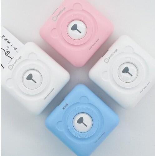 3 Color Peripage Portable Thermal Bluetooth Printer Mini Wireless POS Thermal Picture Photo Printer for Android IOS Mobile Phone