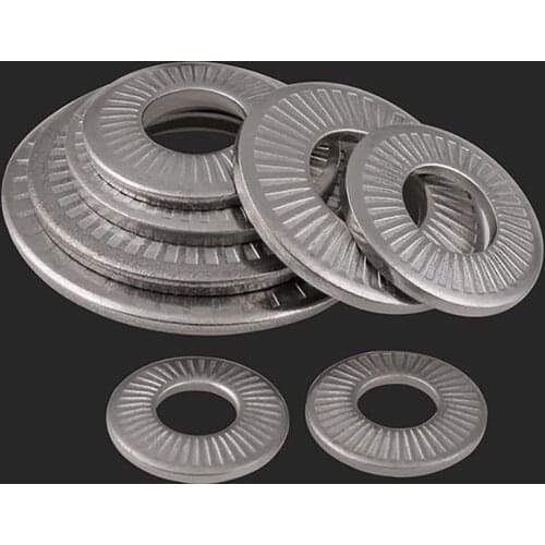 Lock Washers A2 Stainless Serratted Safety Locking Washer M3 4 5 6 8 10 12 16