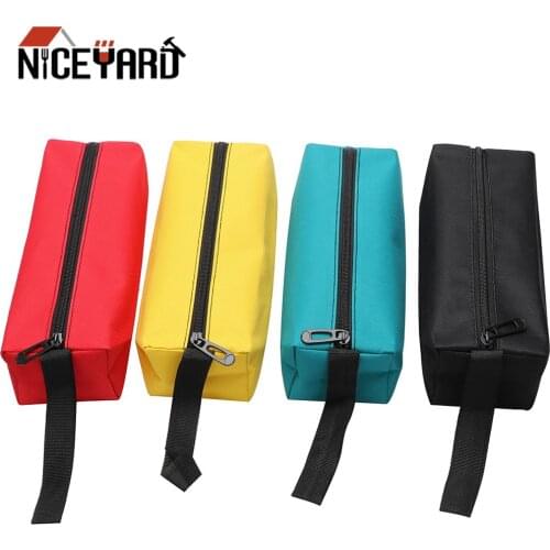 NICEYARD Hand Storage Bag Tool Bag for Screws Nails Drill Bit Metal Parts Oxford Waterproof Organizer Packaging Tools