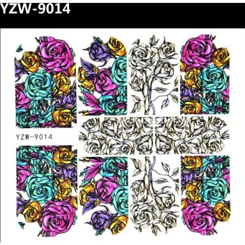 1@# 1Pc Colorful Rose DIY Nail Polish Fashion Nail Art Nail Polish Polish UV Gel Polish Semi Permanent Varnish Nail Decoration