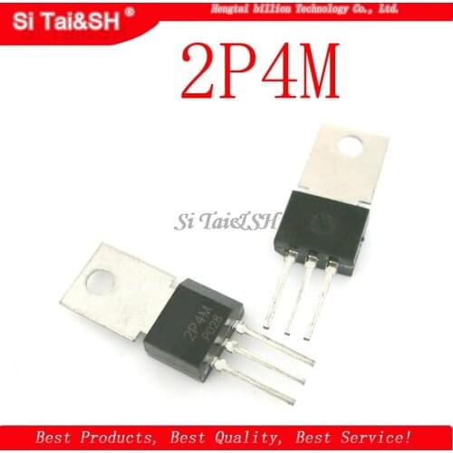 10PCS 2P4M way SCR thyristors 2A 500V TO-202 TO202 new original