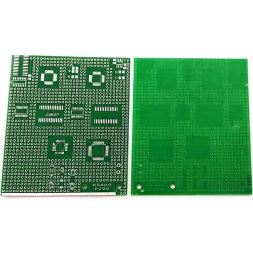 10pc pcb manufactur single side pcb smt Universal board 9*11cm QSOP QFP DIP package practice PCB board DIY 9*11cm