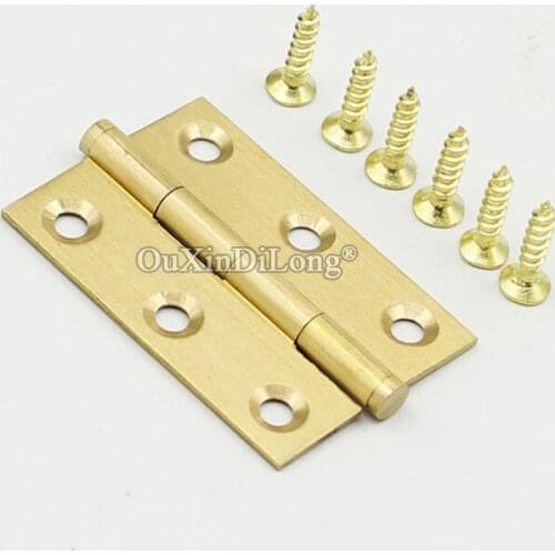 Brand New 4PCS Pure Brass Furniture Hinges Cupboard Wardrobe Kitchen Cabinet Door Hinges 2 / 2.5 / 3 Inches