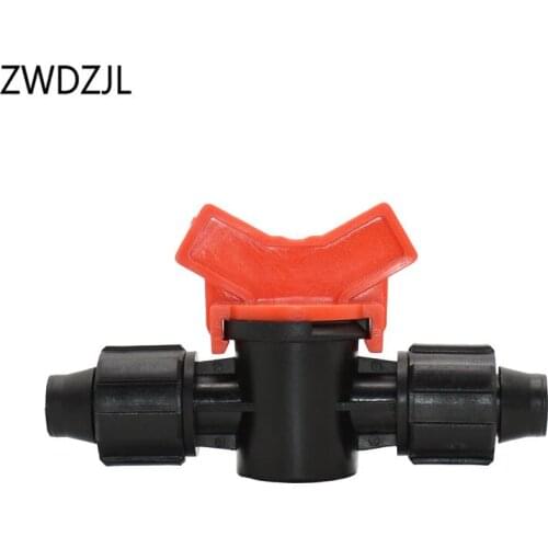 5/8" drip tape irrigation valve waterstop connectors 16mm water valve Garden tap 5/8 hose For greenhouse drip irrigation 20pcs