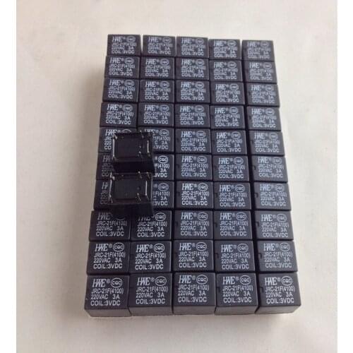 50Pieces/Lot JRC-21F 4100 3V DC 6 Pins Miniature PCB Relay Brand New