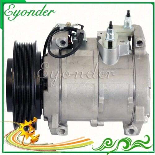 Auto A/C AC Air Conditioning Compressor Cooling Pump 10S17C Pulley PV6 for HONDA ODYSSEY 2.4L 447220-4863 38810-RAA-A01 CMP1666