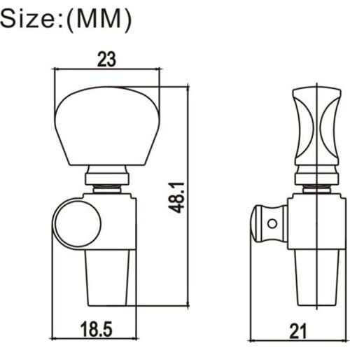 Banjo 5th String Tuning Peg Key Tuner for Banjo Replacement Parts