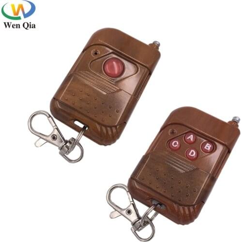 Wireless Universal 433 Mhz RF Remote Control 1 Button Controller Garage Gate Door Opener No Clone EV1527 Learning Code Car Key