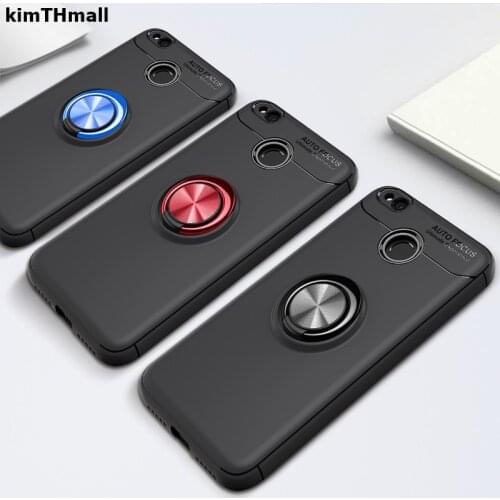 Case For Xiaomi Redmi 4X Back Cover funda redmi 4x finger ring stand holder magnet Soft For xiaomi Redmi 4x capa Case kimTHmall