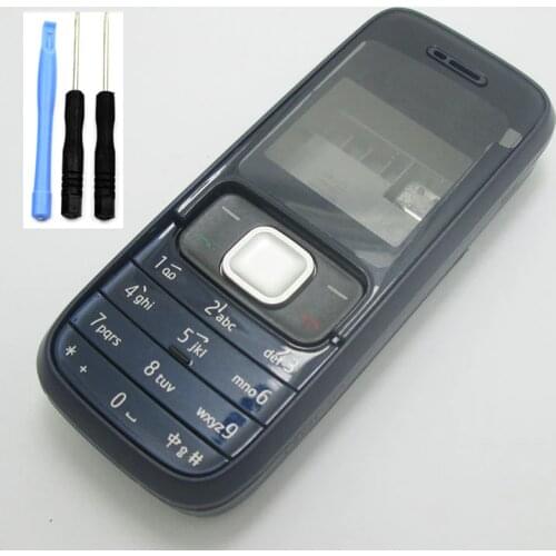 Black Full Body Housing Cover Keypad For Nokia 1209 and Screwdriver Open Tools Kit