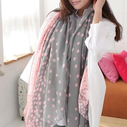 European Japanese Korean autumn and winter female shawl Bali yarn printed cotton super long scarf scarf
