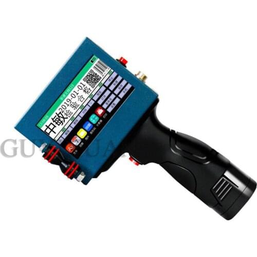 Commercial automatic food production date laser coding machine Intelligent Handheld Printer Label barcode QR code coding machine