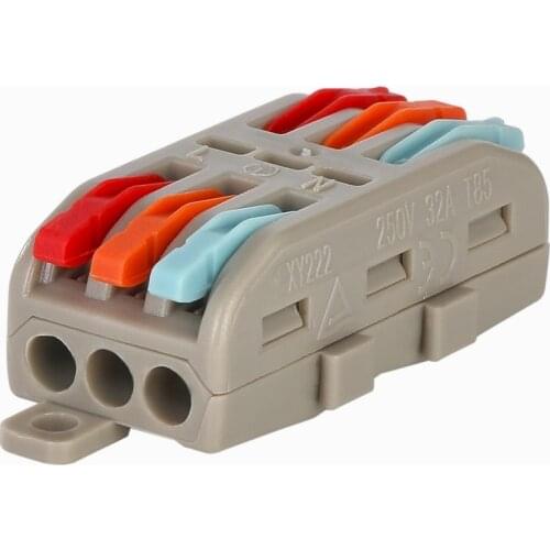 Compact Wire Connectors,Compact Splicing Connectors, Lever Nut Assortment Conductor, Electrical Connectors Blocks.for Solid