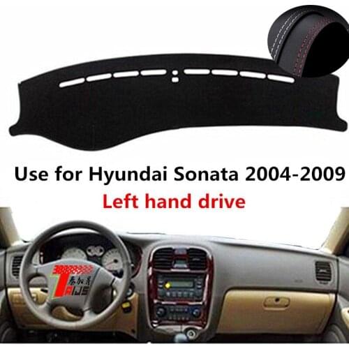 TAIJS Factory Calssic Protective Leather Car Dashboard Cover For Hyundai Sonata 2004 2005 2006 2007 2008 2009 Left hand drive