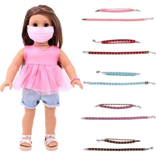 Fashion Doll Necklace Jewelry And Bracelet For 18 Inch American&43 Cm Born Baby,Generation Girls Gift
