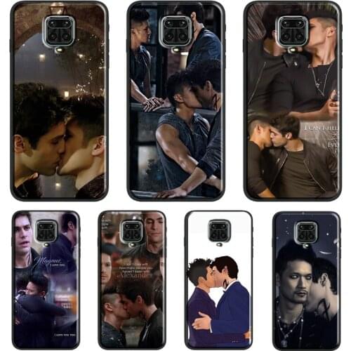Shadowhunters Malec Kiss For Xiaomi Redmi 9 9A 9C 9T K40 Funda For Redmi Note 10 Pro 8T 9S Note 9 8 7 Pro Soft Case