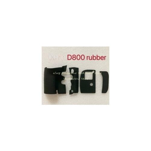 NEW A Set of 4PCS For Nikon D800 D800E Camera Grip Body Bottom Rubber Cover Unit Hand Part +Tape