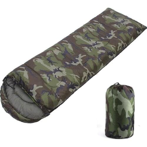 New Sale High Quality Cotton Camping Sleeping Bag,15~5degree, Envelope Style, Army Or Military Or Camouflage Sleeping Bags