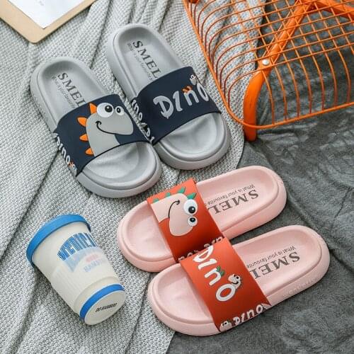 Couple Cute Cartoon Slippers Female Summer Indoor Home Household Bathroom Bathing Non-slip Outer Wear Sandals and Slippers Male
